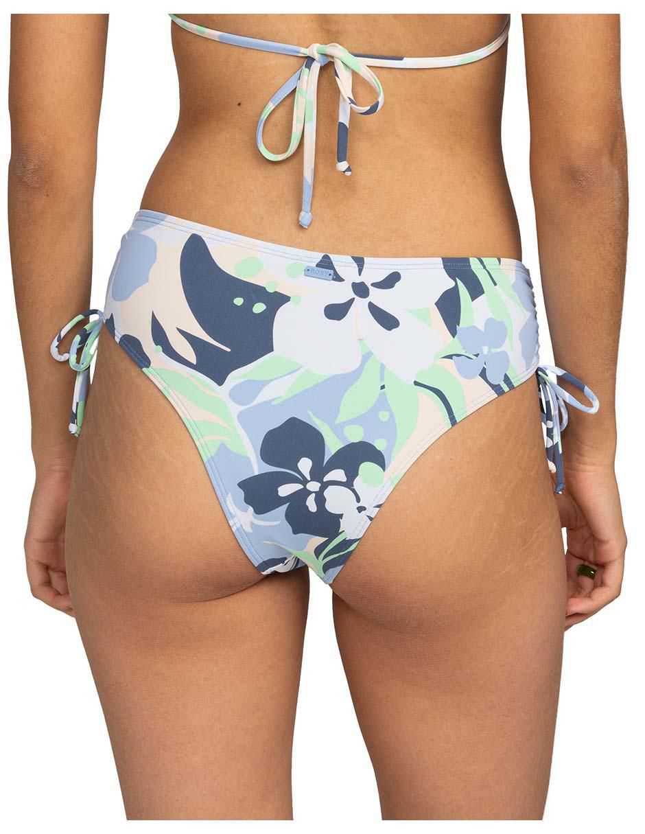 Panty bikini estampado floral a la cadera para mujer 2