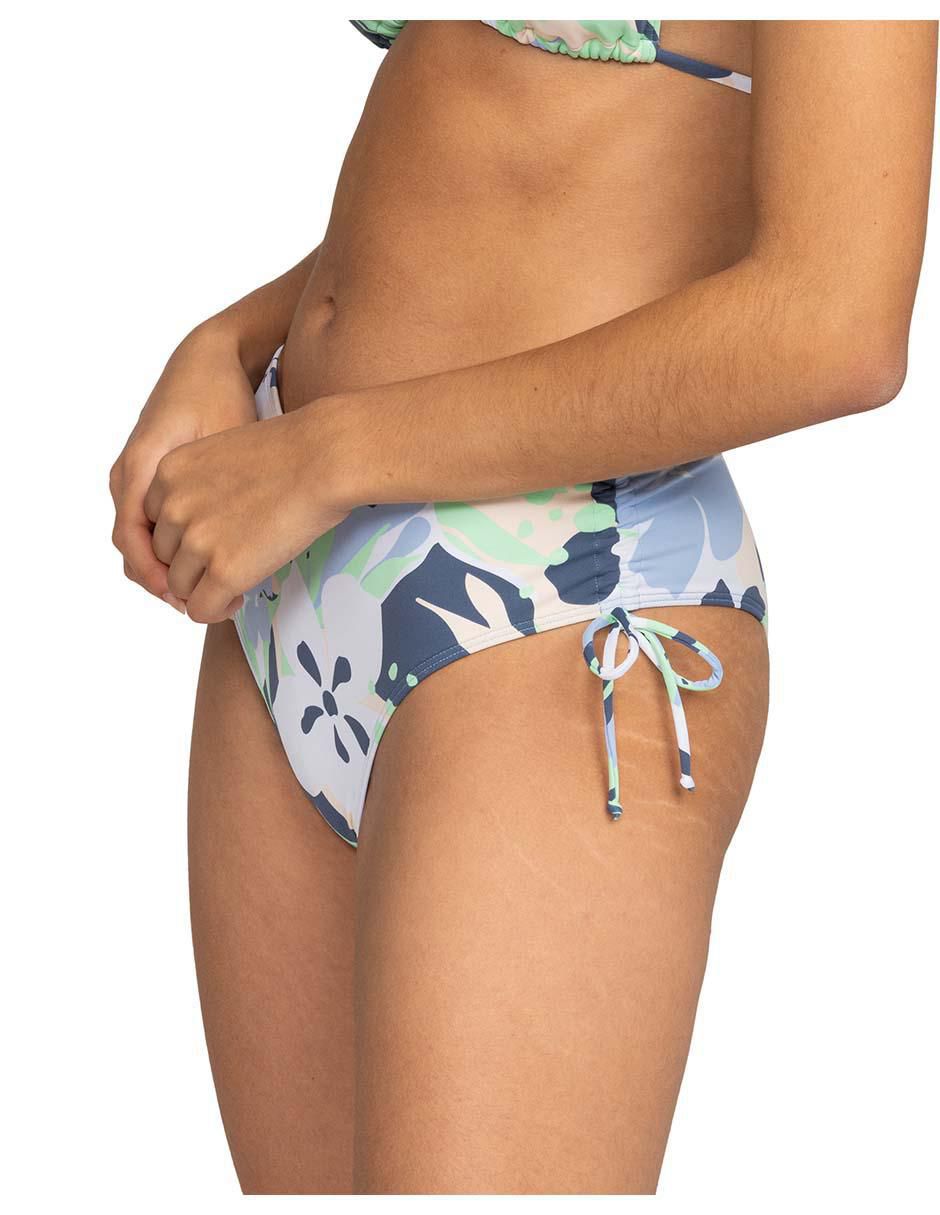Panty bikini estampado floral a la cadera para mujer 3