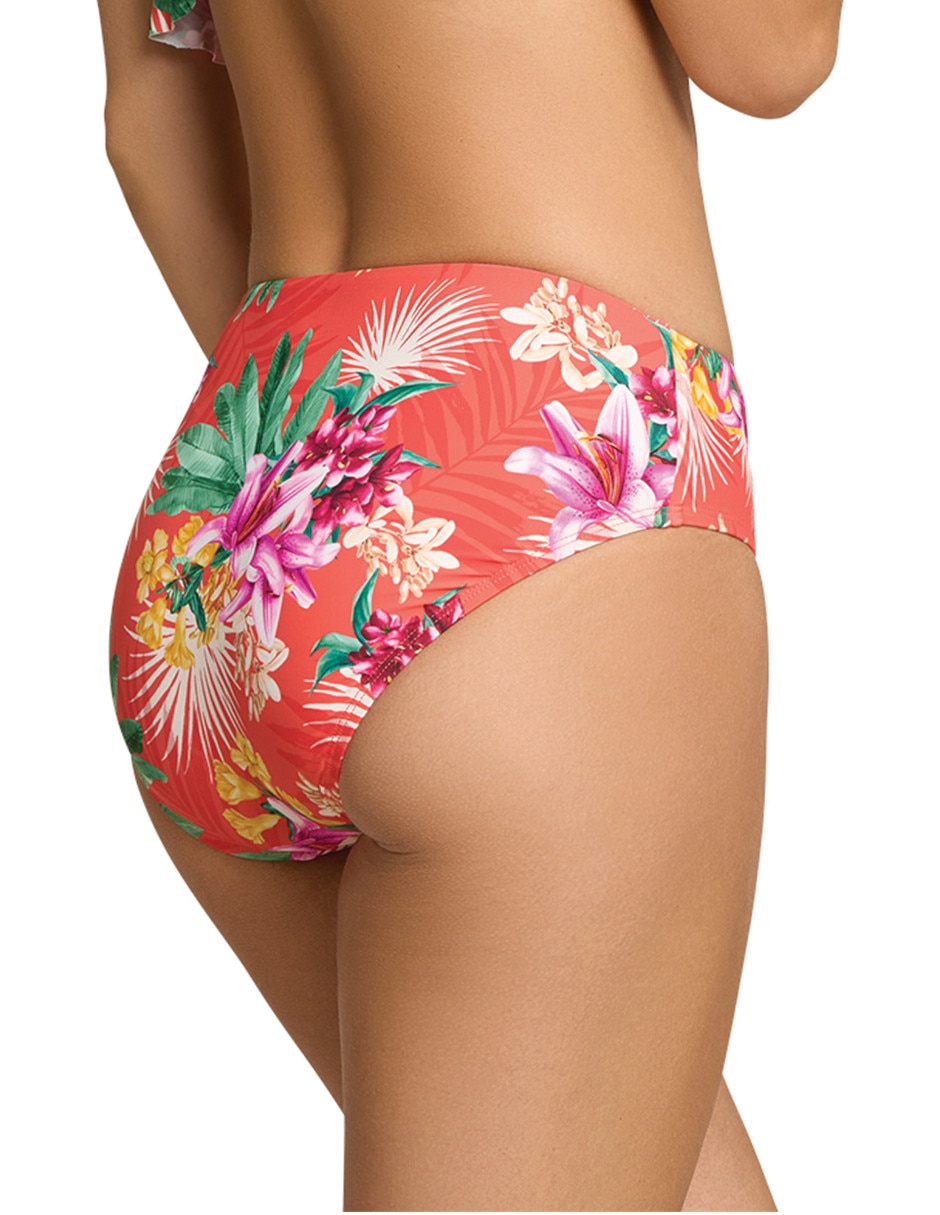 Bikini estampado floral a la cintura para mujer 2