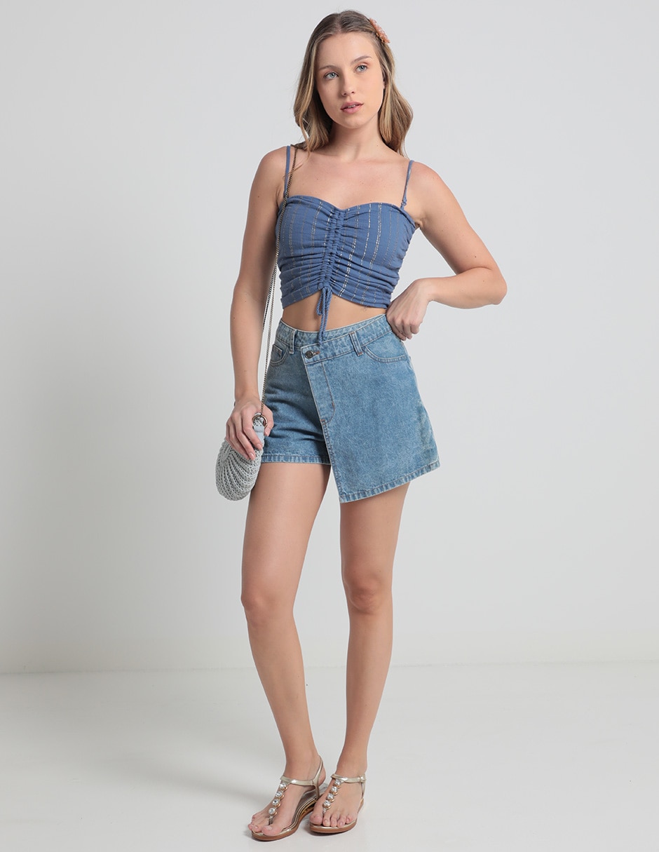 Top escote corazón tirante ajustable 3