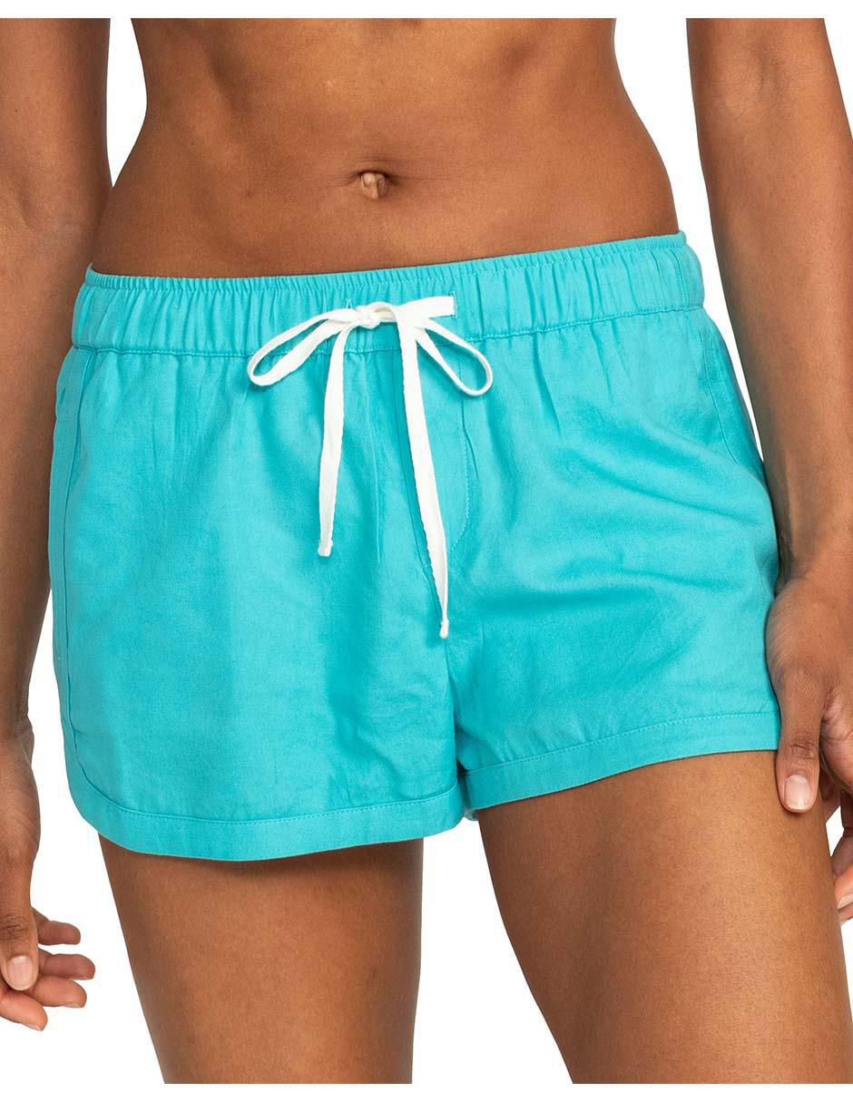 Salida de playa short Roxy con elastico para mujer