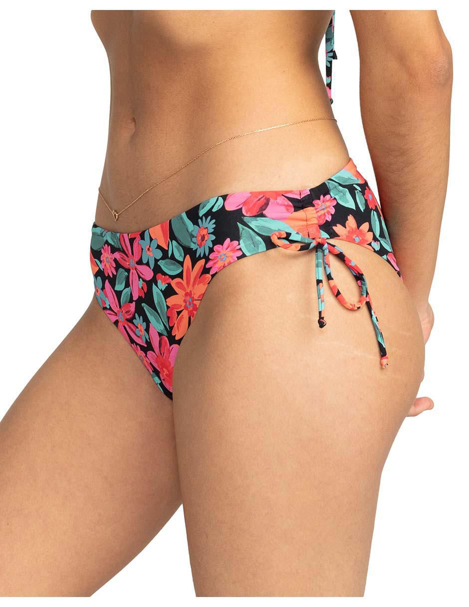 Hipster bikini estampado floral a la cadera para mujer 3