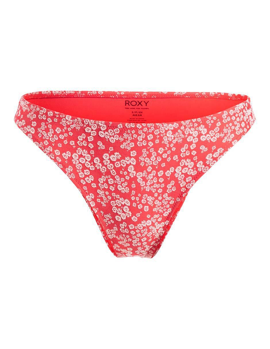 Panty bikini estampado floral a la cadera para mujer 5