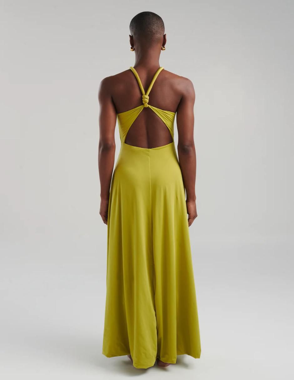 Vestido maxi formal espalda abierta Maygel Coronel para mujer 2
