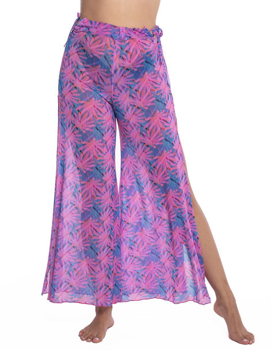 Salida de playa Pantalón Sunskin con amarre para mujer