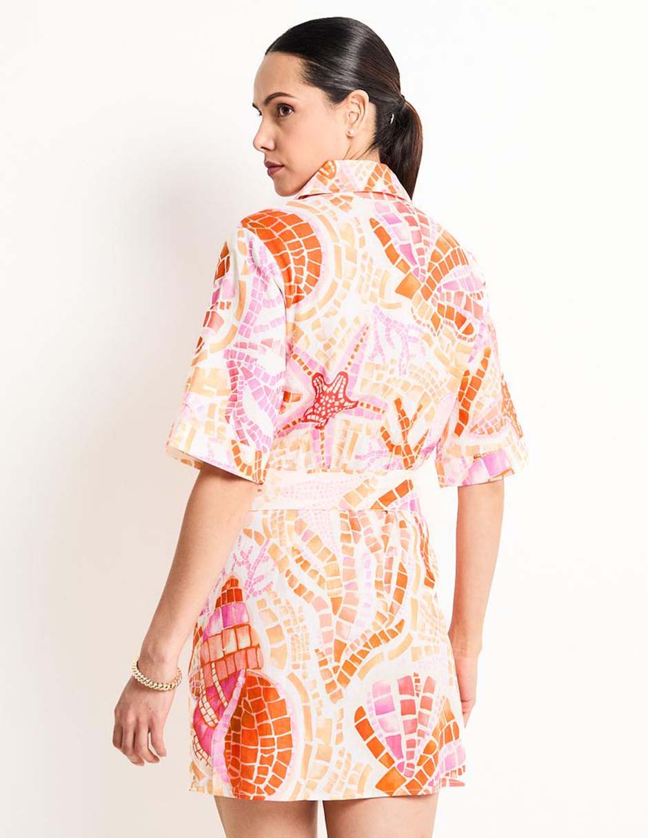 Vestido mini playa para mujer 2