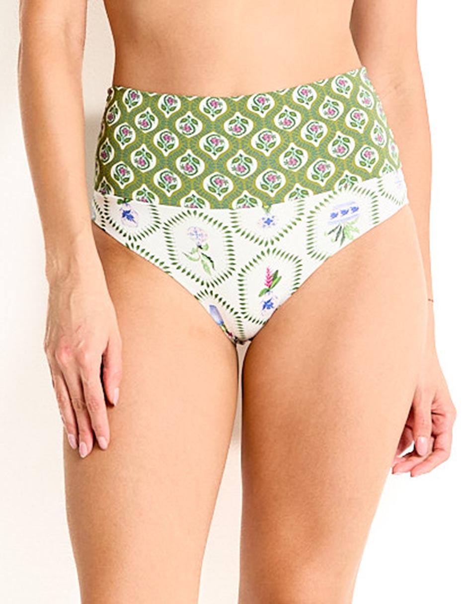 Panty bikini estampado a la cintura para mujer Panty bikini estampado a la cintura para mujer