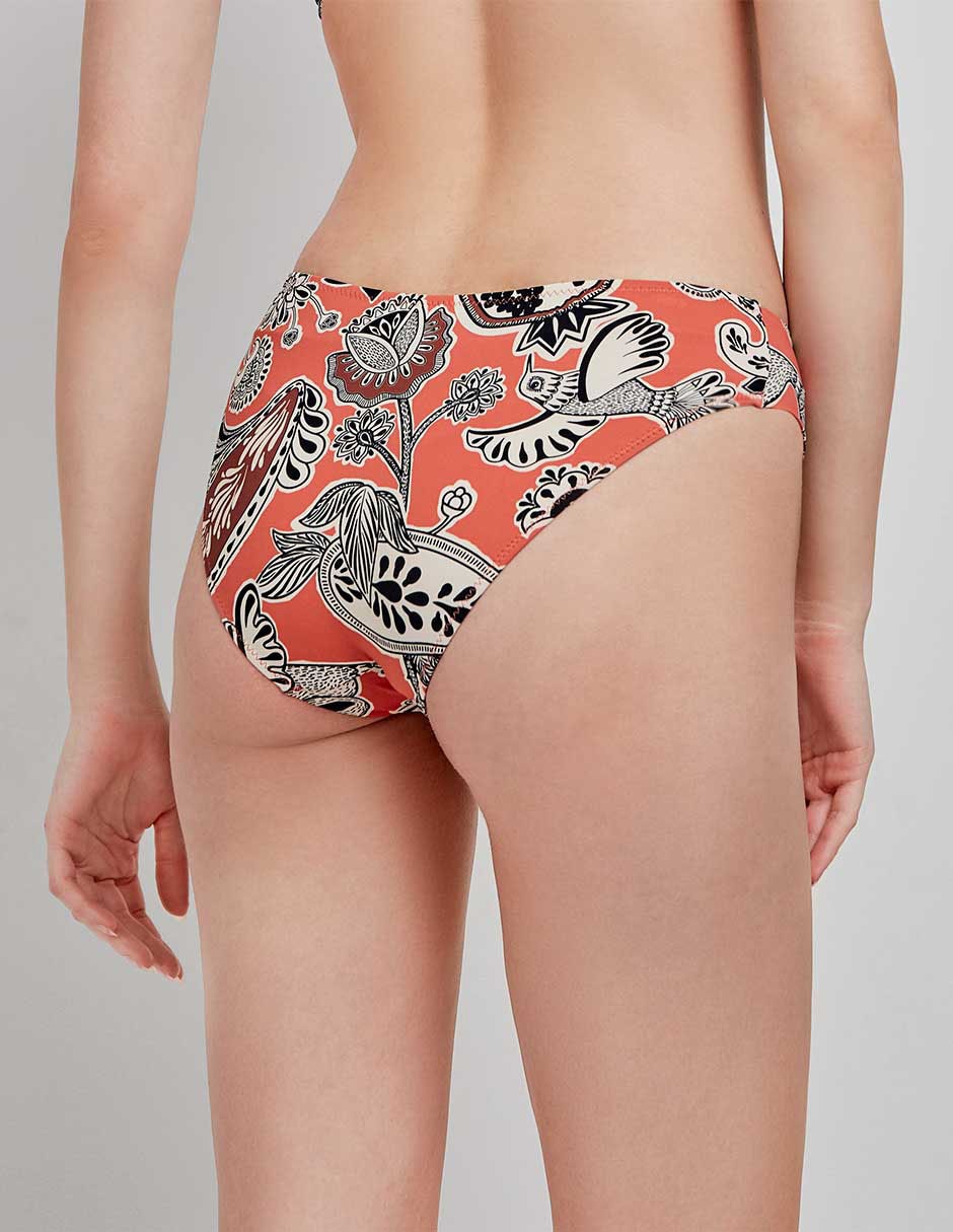 Bikini estampado floral a la cadera para mujer 4