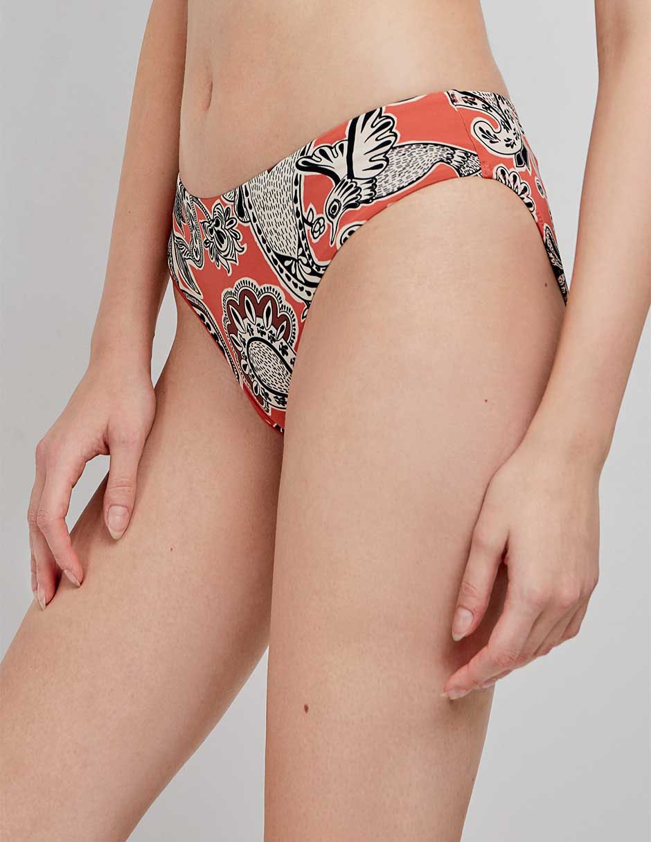 Bikini estampado floral a la cadera para mujer 6