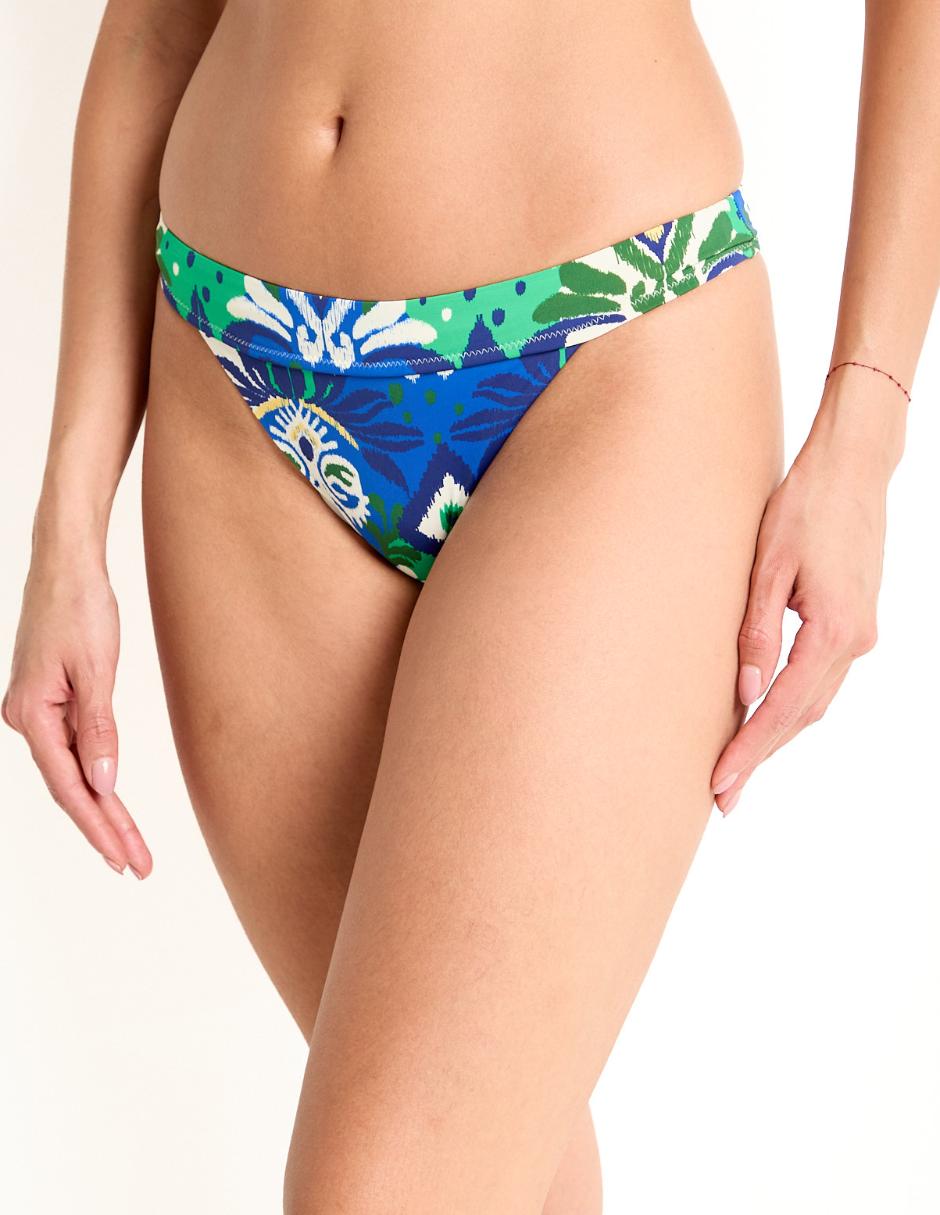 Bikini estampado a la cadera para mujer 2