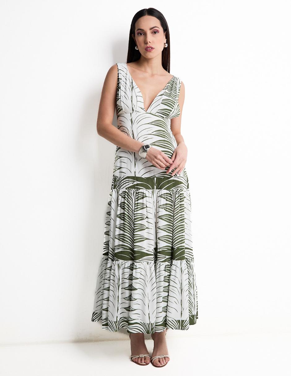 Vestido largo playa para mujer 1