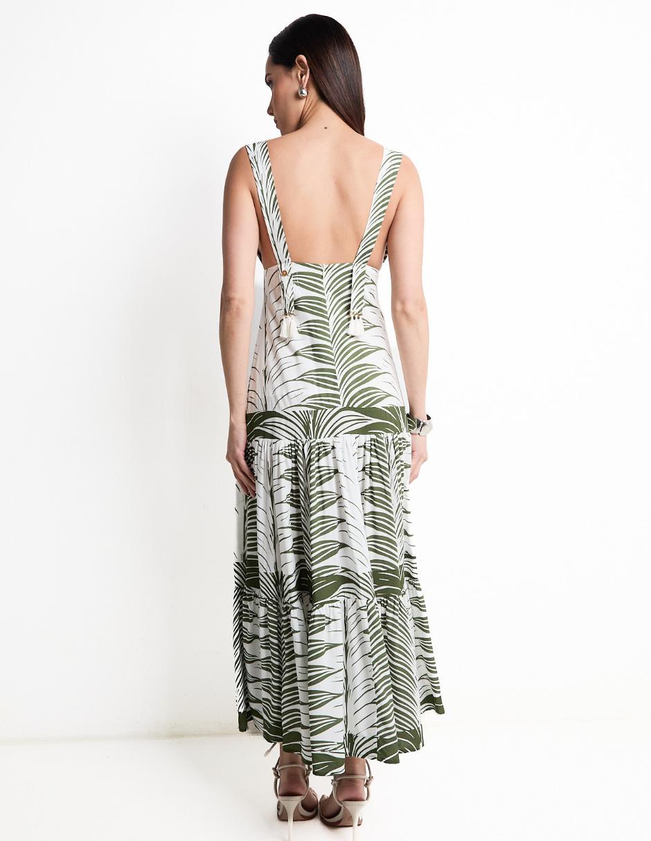 Vestido largo playa para mujer