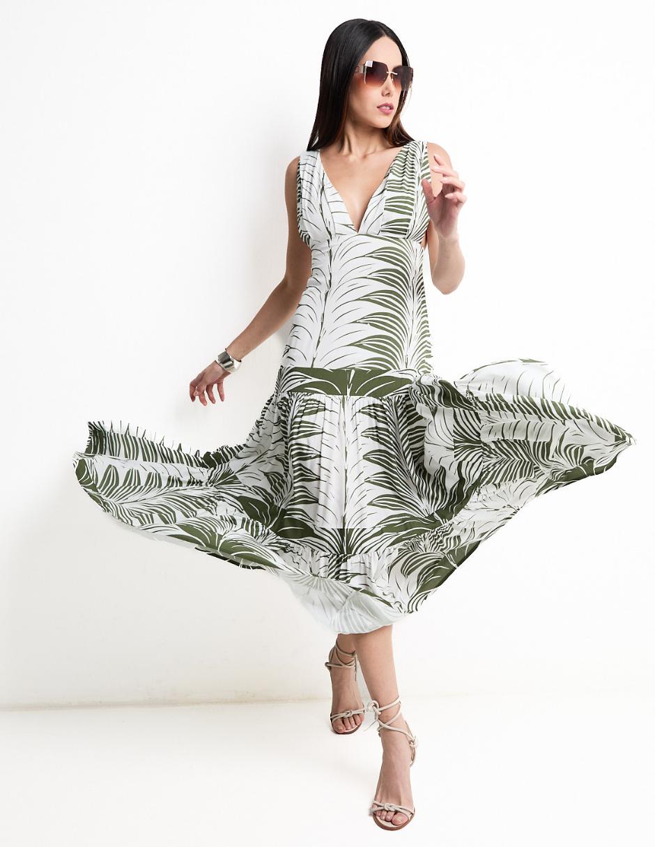 Vestido largo playa para mujer