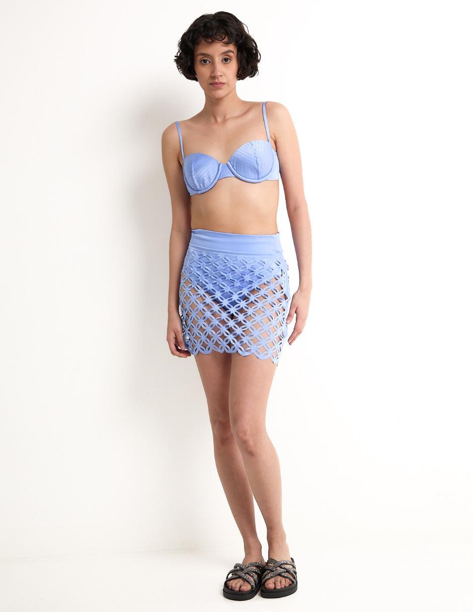 Falda mini a la cintura 3