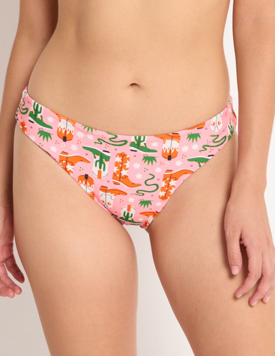 Bikini estampado a la cadera para mujer Bikini estampado a la cadera para mujer