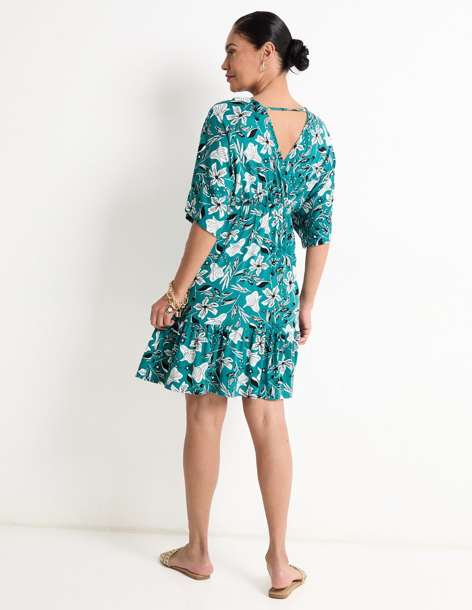 Vestido arriba de la rodilla casual para mujer 2