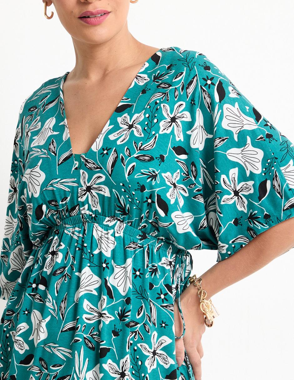 Vestido arriba de la rodilla casual para mujer 4