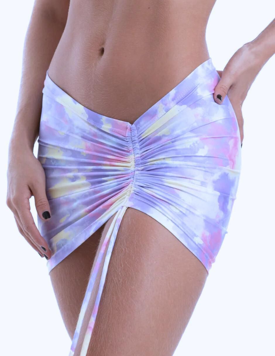 Salida de playa falda con amarre para mujer