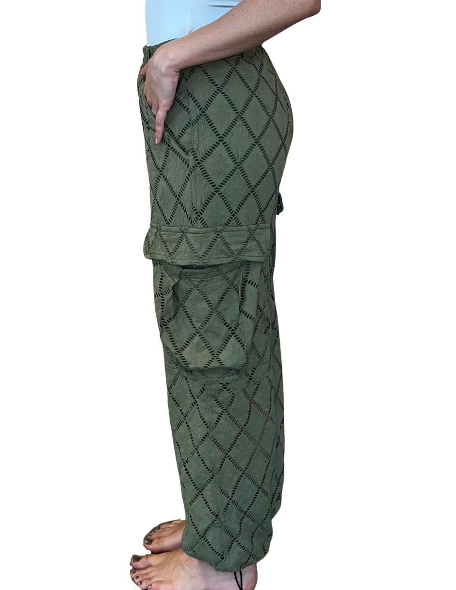 Pantalón cargo amplio para mujer 2