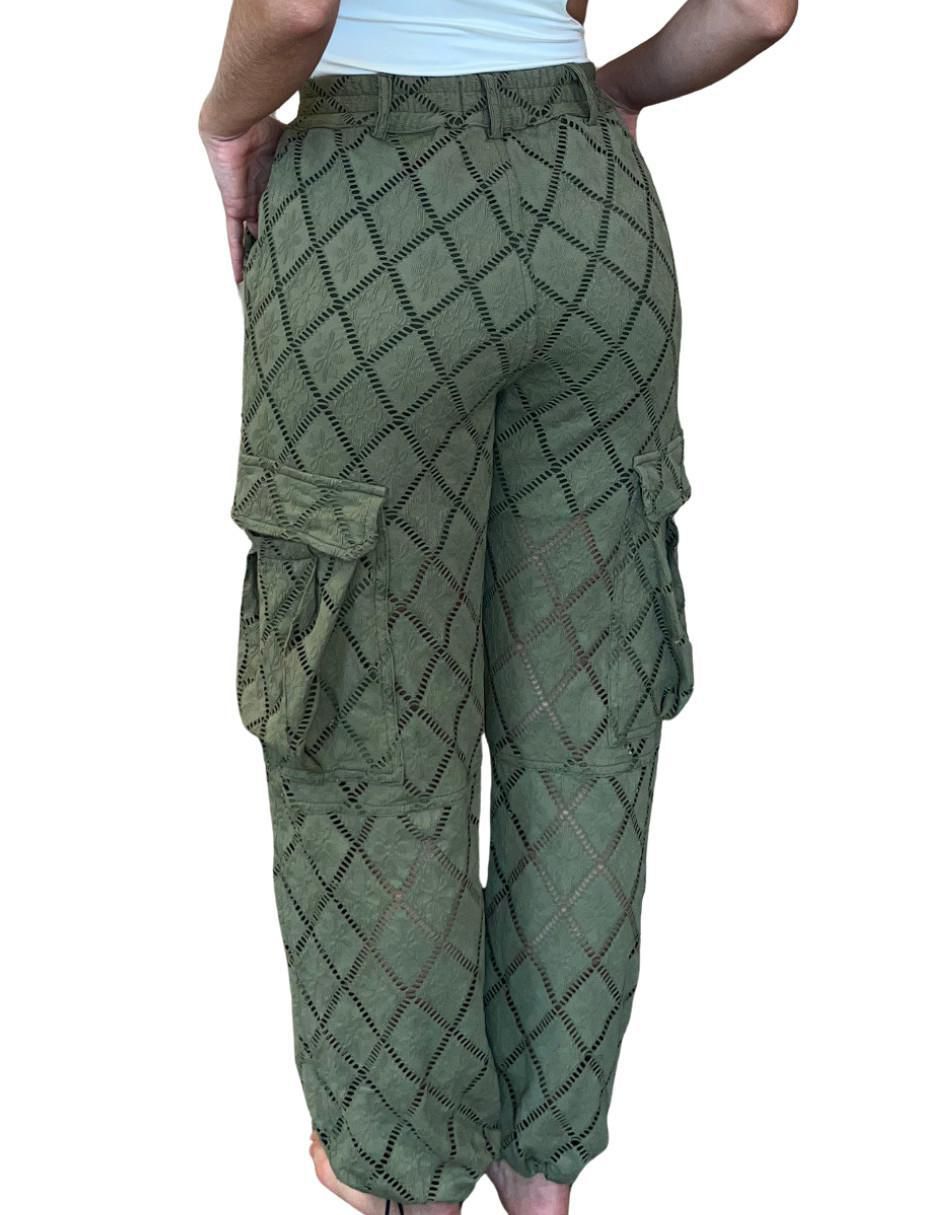 Pantalón cargo amplio para mujer 3
