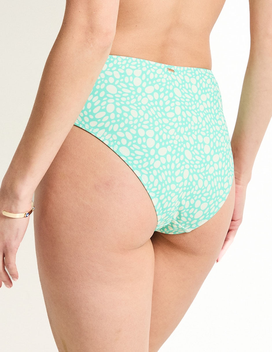 Panty bikini estampado a la cintura para mujer 3