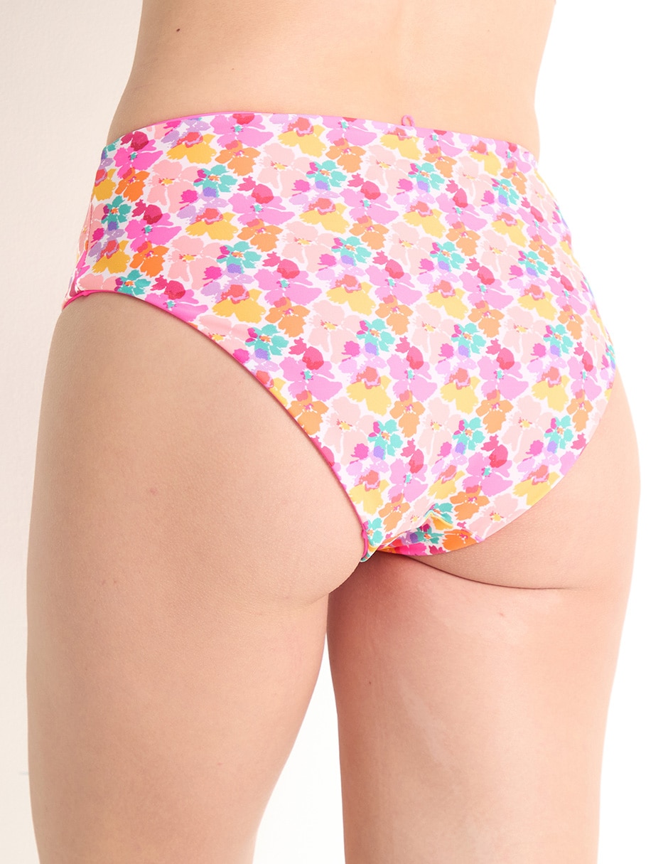 Bikini estampado floral a la cadera para mujer 3