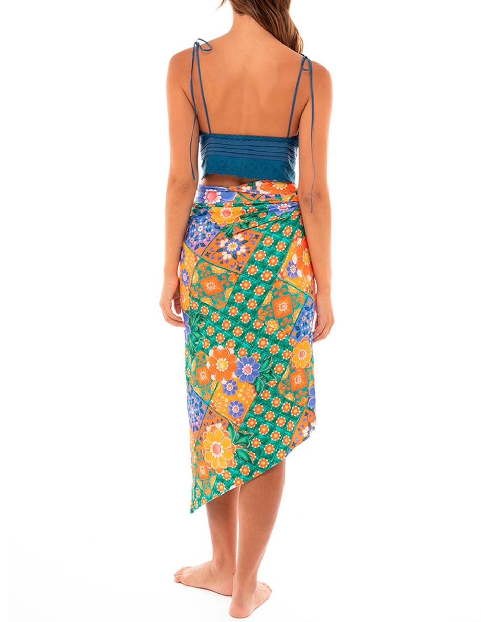 Falda short midi a la cintura 2
