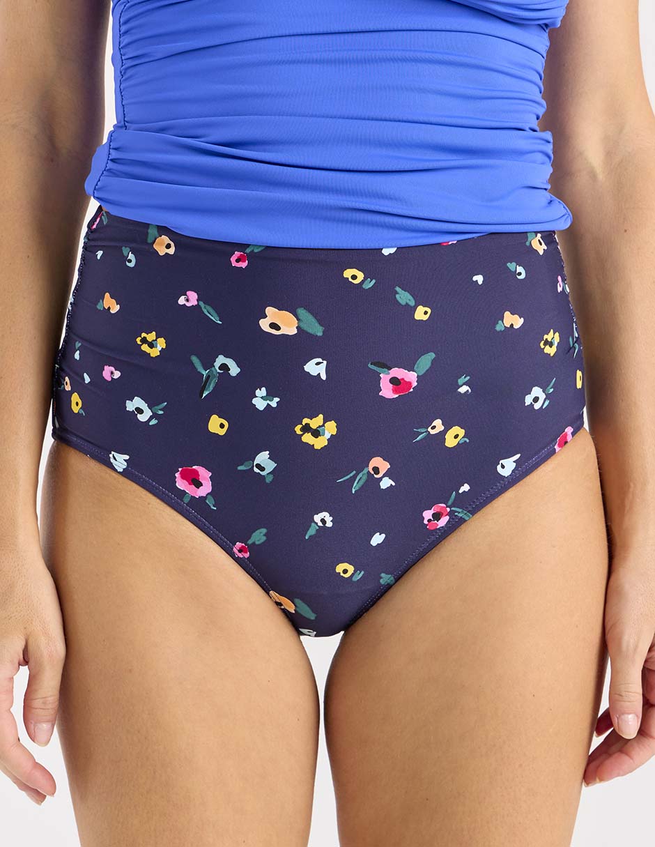 Hipster estampado floral a la cadera para mujer