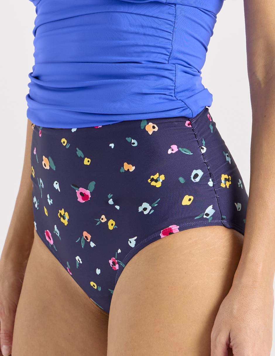 Hipster estampado floral a la cadera para mujer 2