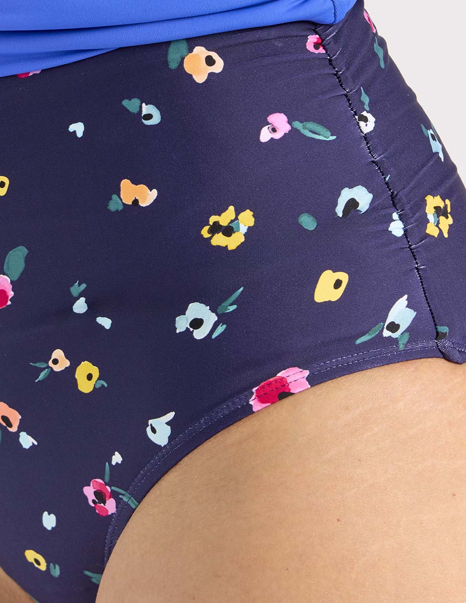 Hipster estampado floral a la cadera para mujer 4