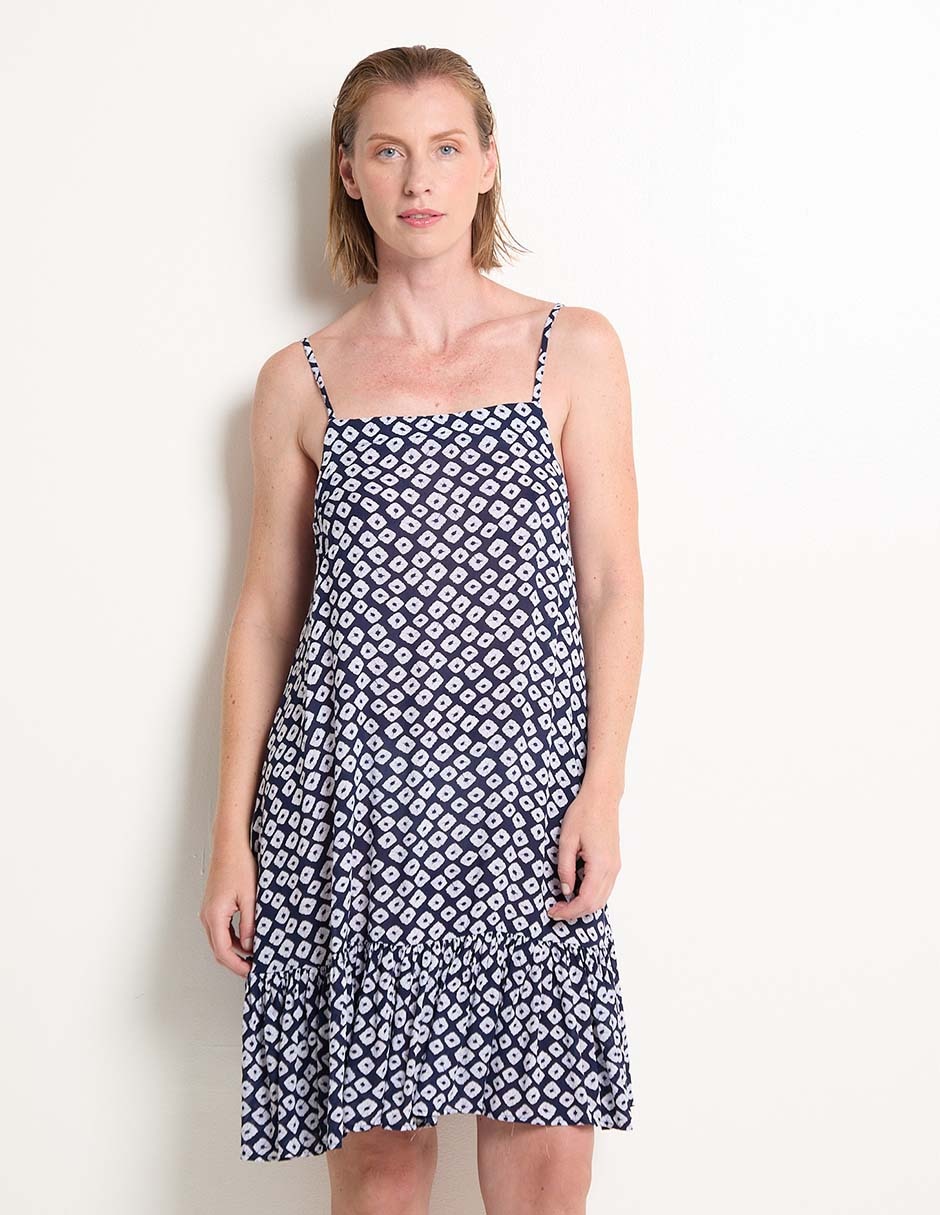Salida de playa vestido con estampado para mujer