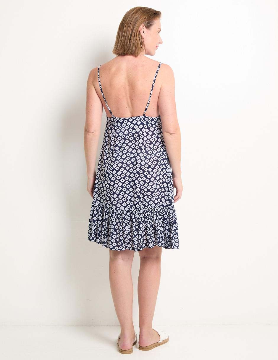 Salida de playa vestido con estampado para mujer 2