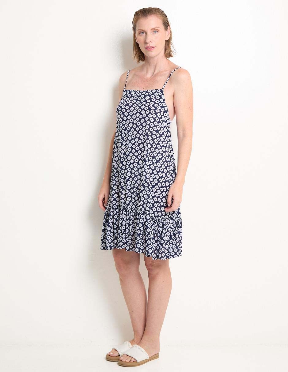 Salida de playa vestido con estampado para mujer 3
