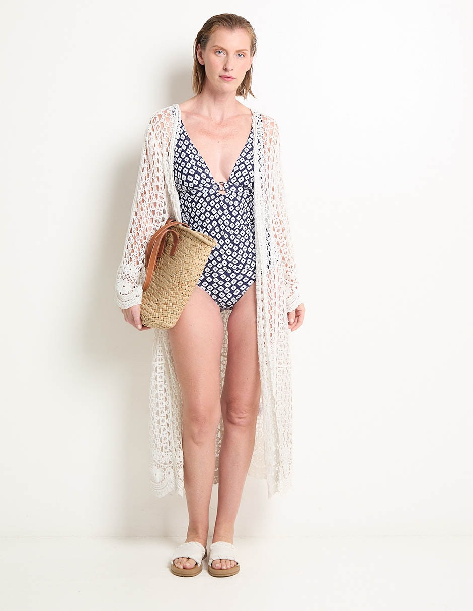 Top bikini estampado con copas removibles para mujer 3