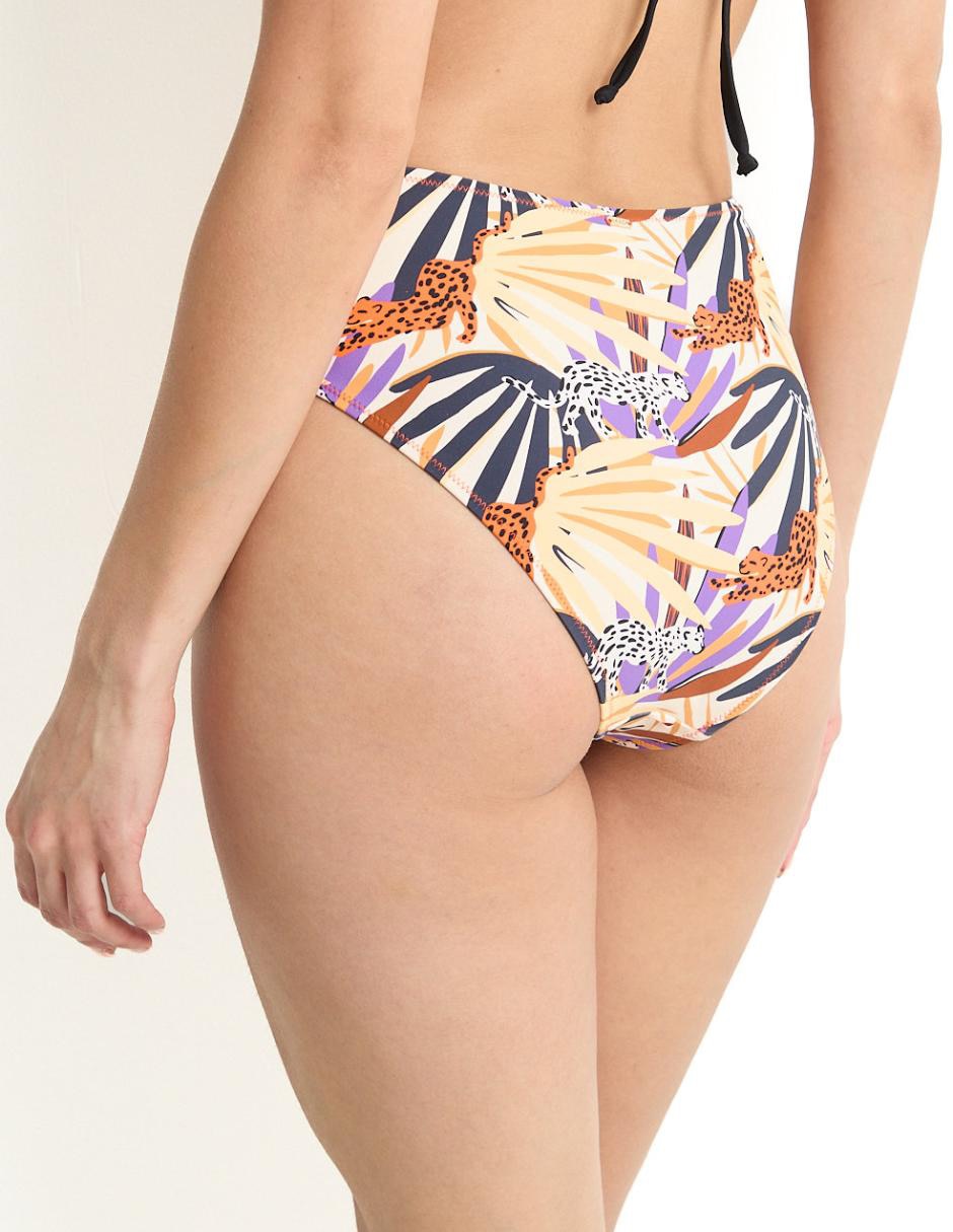 Bikini estampado a la cintura para mujer 3