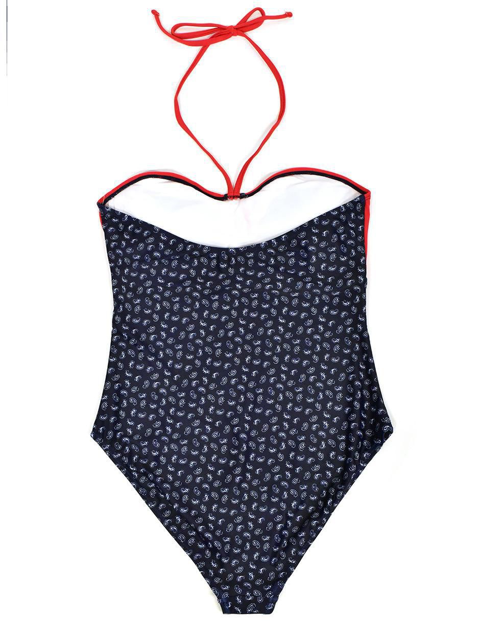 Traje de baño completo estampado para mujer 4