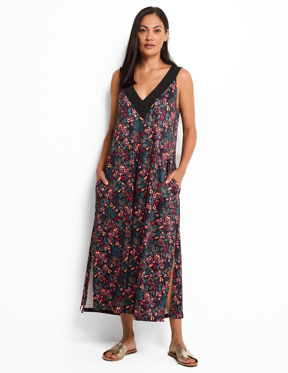Vestido largo playa para mujer 3