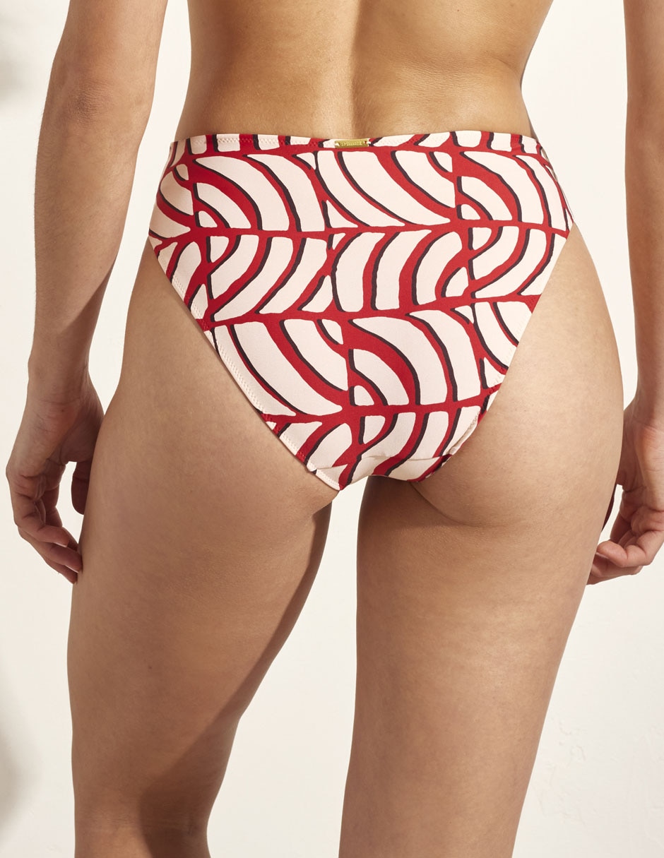 Bikini estampado a la cadera para mujer 2