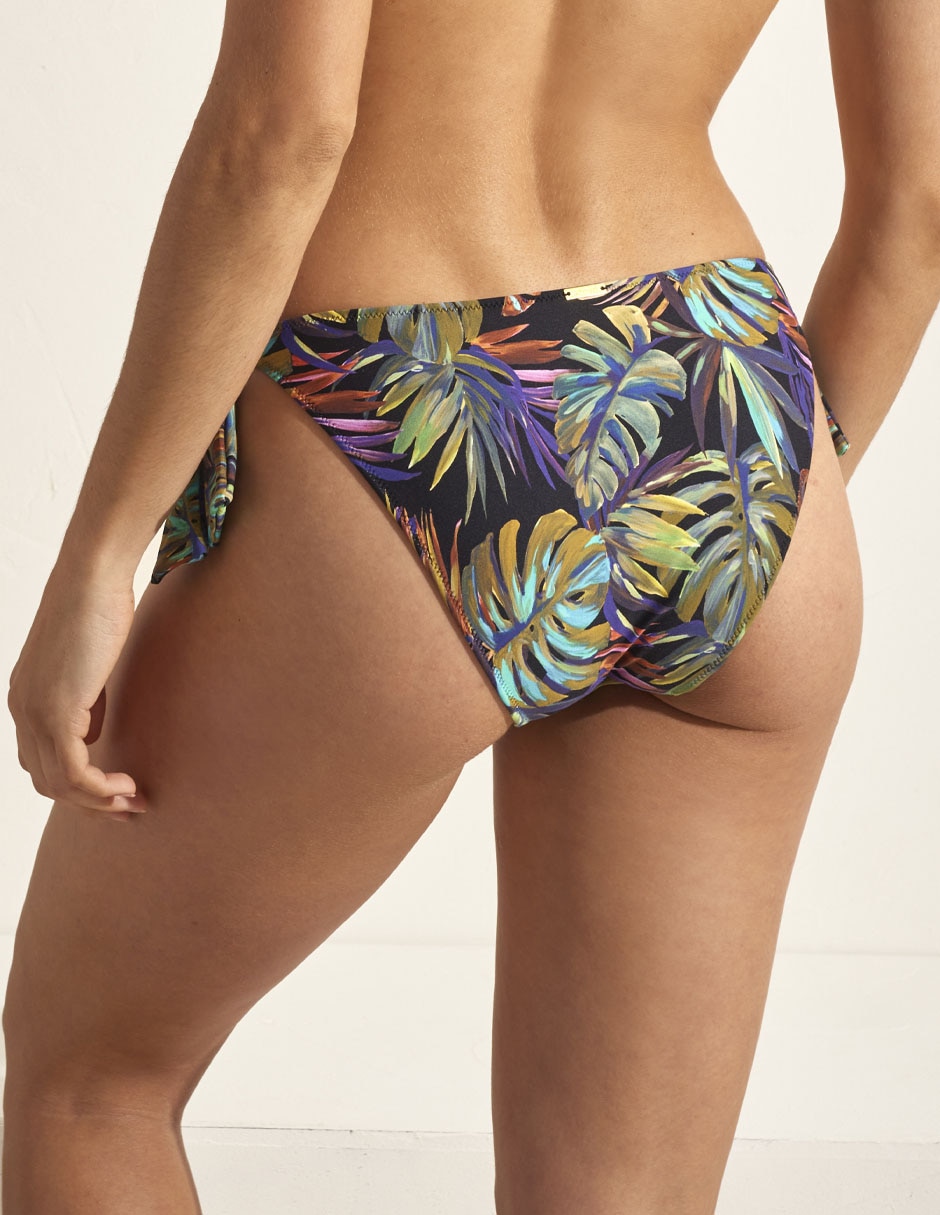 Bikini estampado floral a la cadera para mujer 2