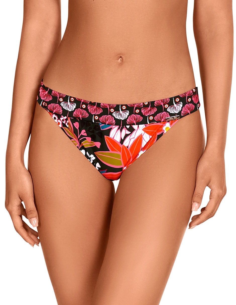 Bikini estampado floral a la cadera para mujer