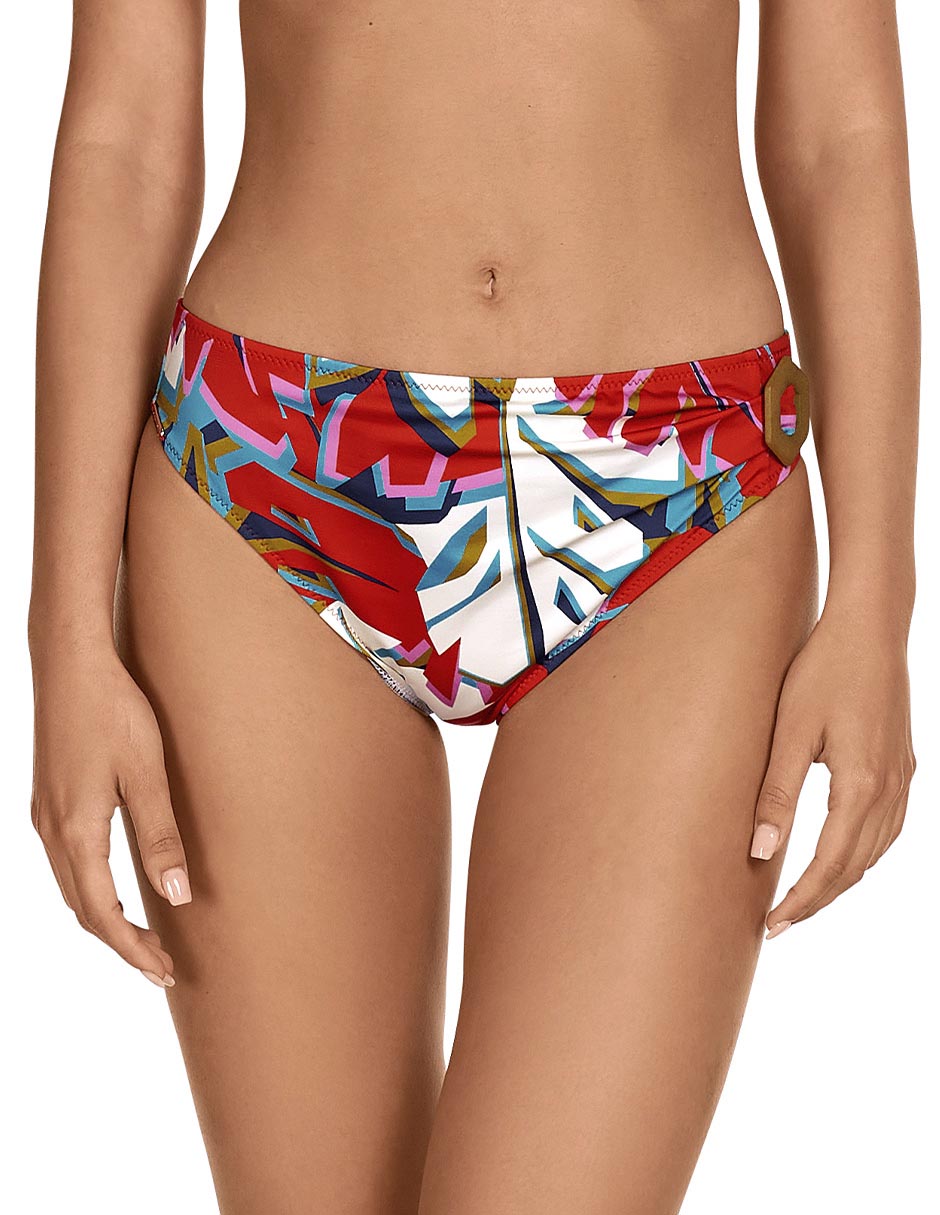 Bikini estampado floral a la cintura para mujer