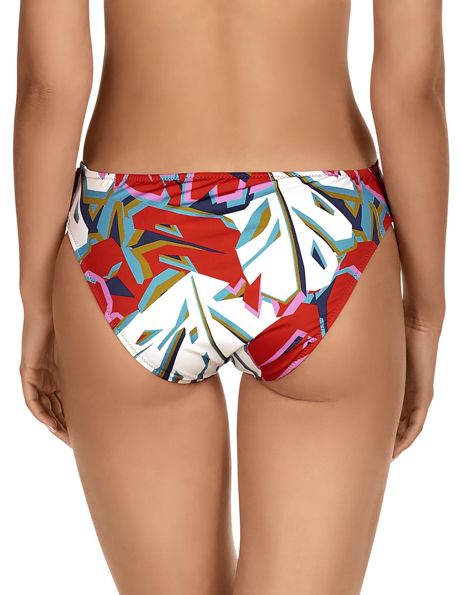 Bikini estampado floral a la cintura para mujer 2