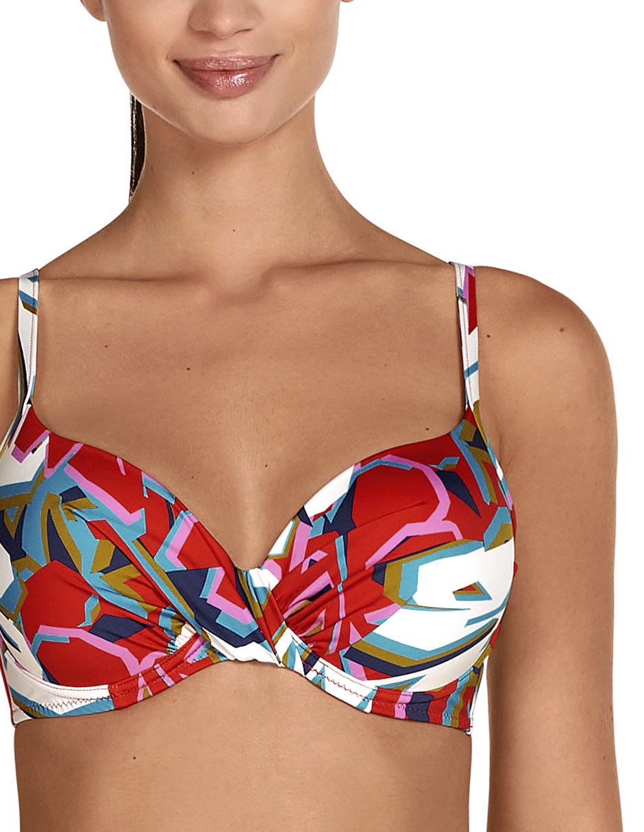 Top bikini con copas performadas para mujer 2