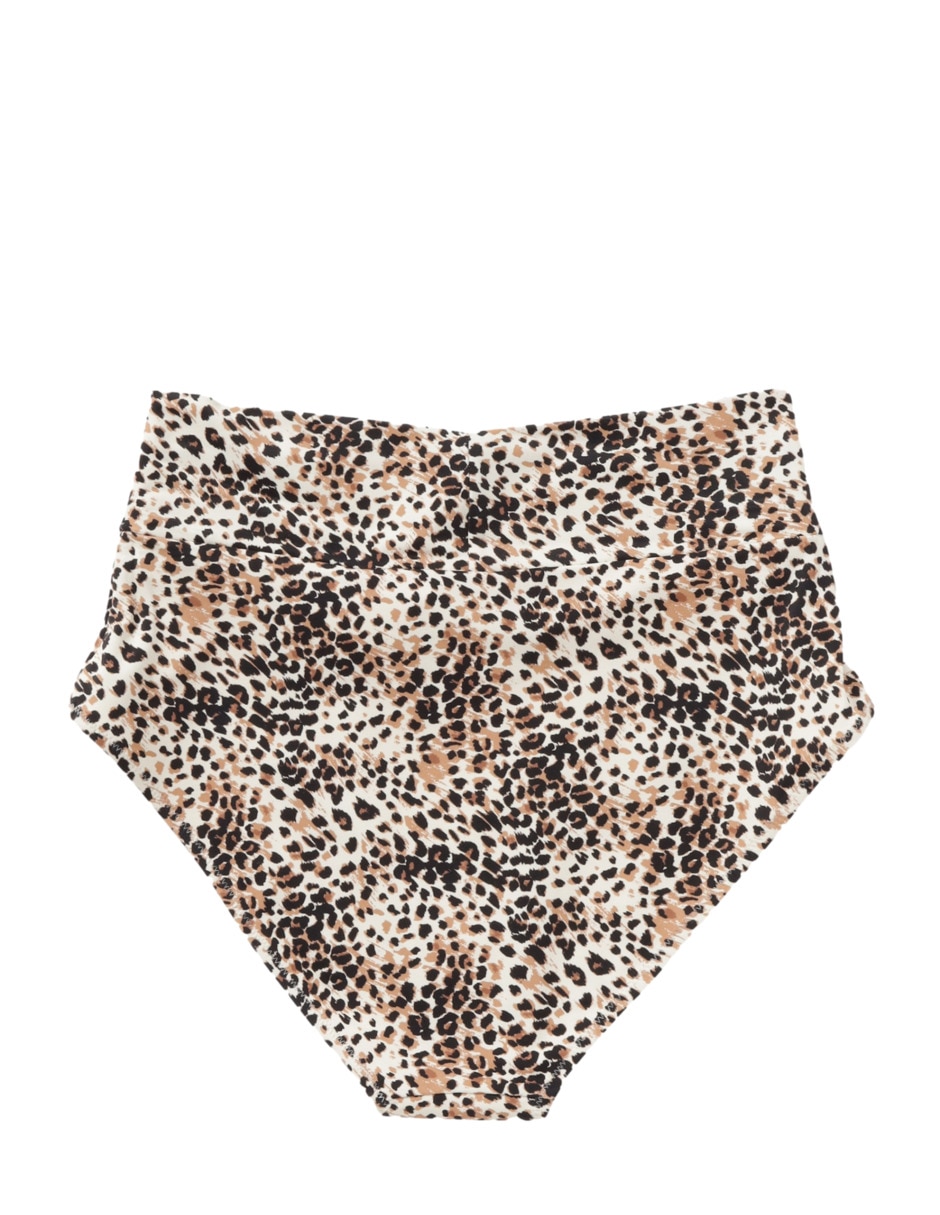 Bikini estampado animal print a la cintura para mujer 2