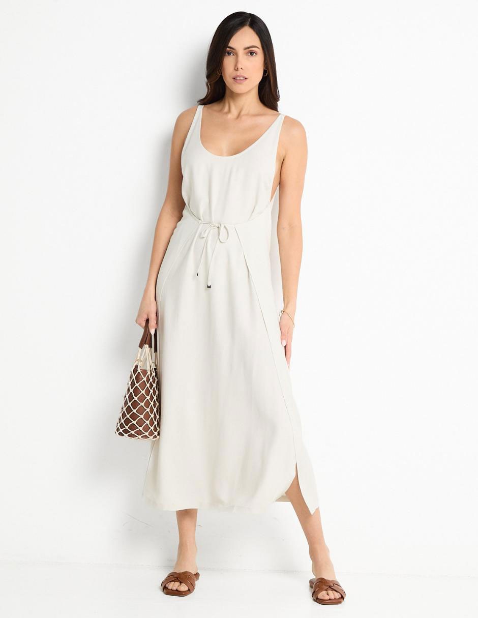 Vestido midi playa para mujer 1