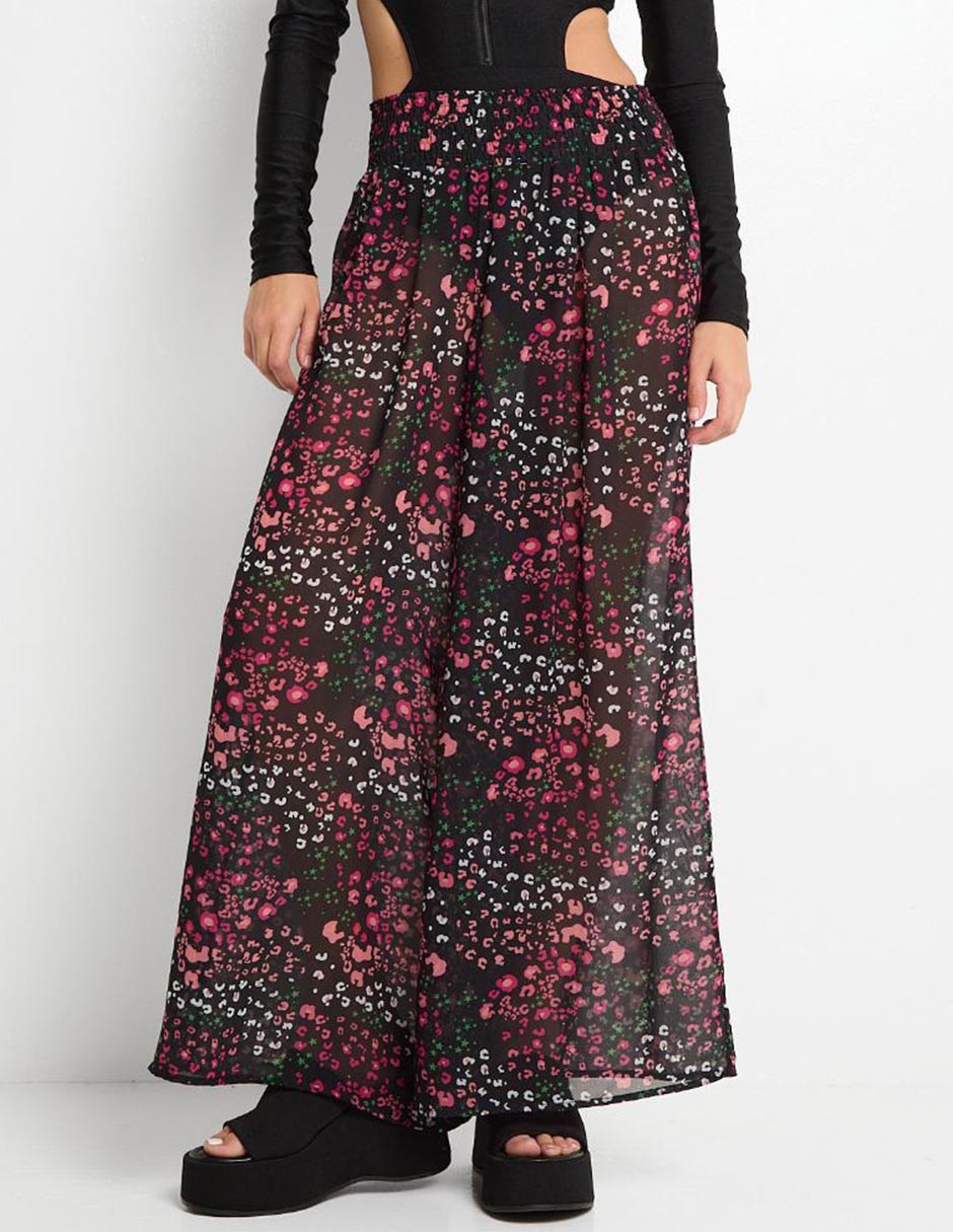 Pantalón relaxed amplio para mujer