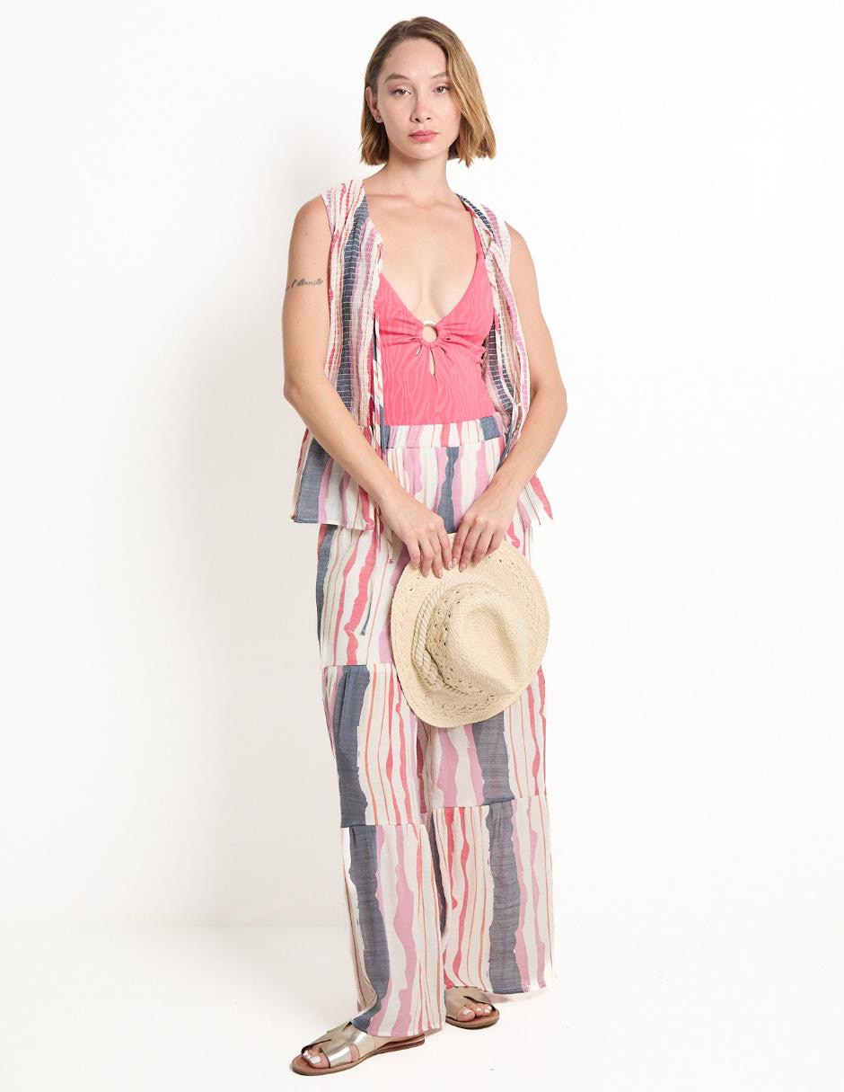 Pantalón relaxed straight para mujer