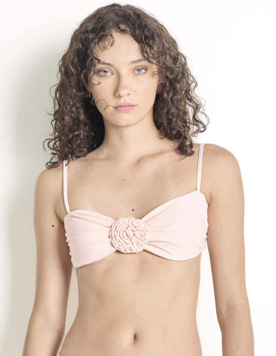 Top bikini con copa para mujer