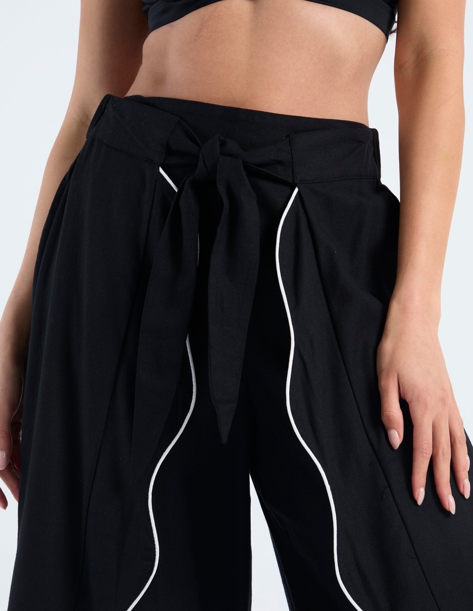 Pantalón relaxed wide leg para mujer 4