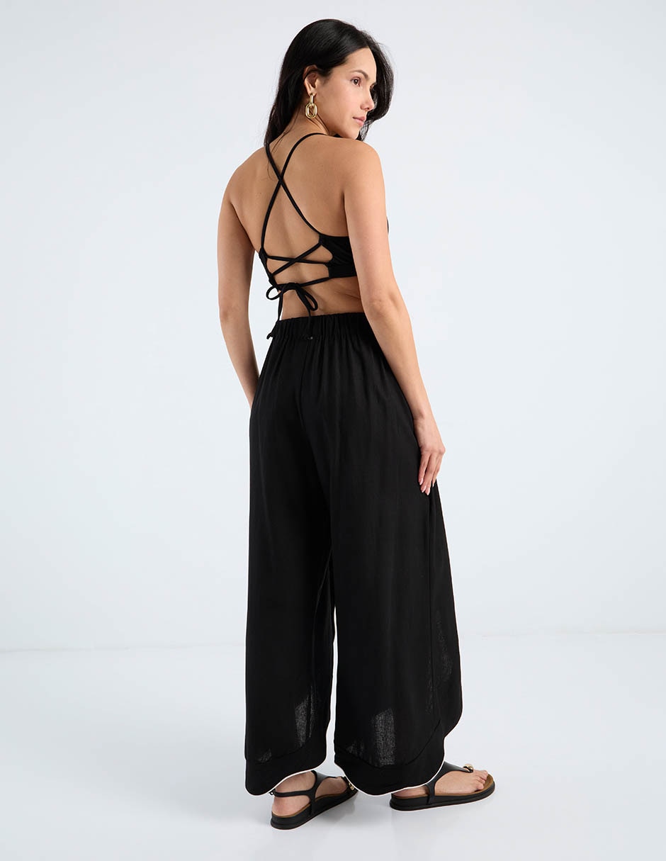 Pantalón relaxed wide leg para mujer 6
